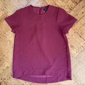 Madewell crepe T-shirt blouse